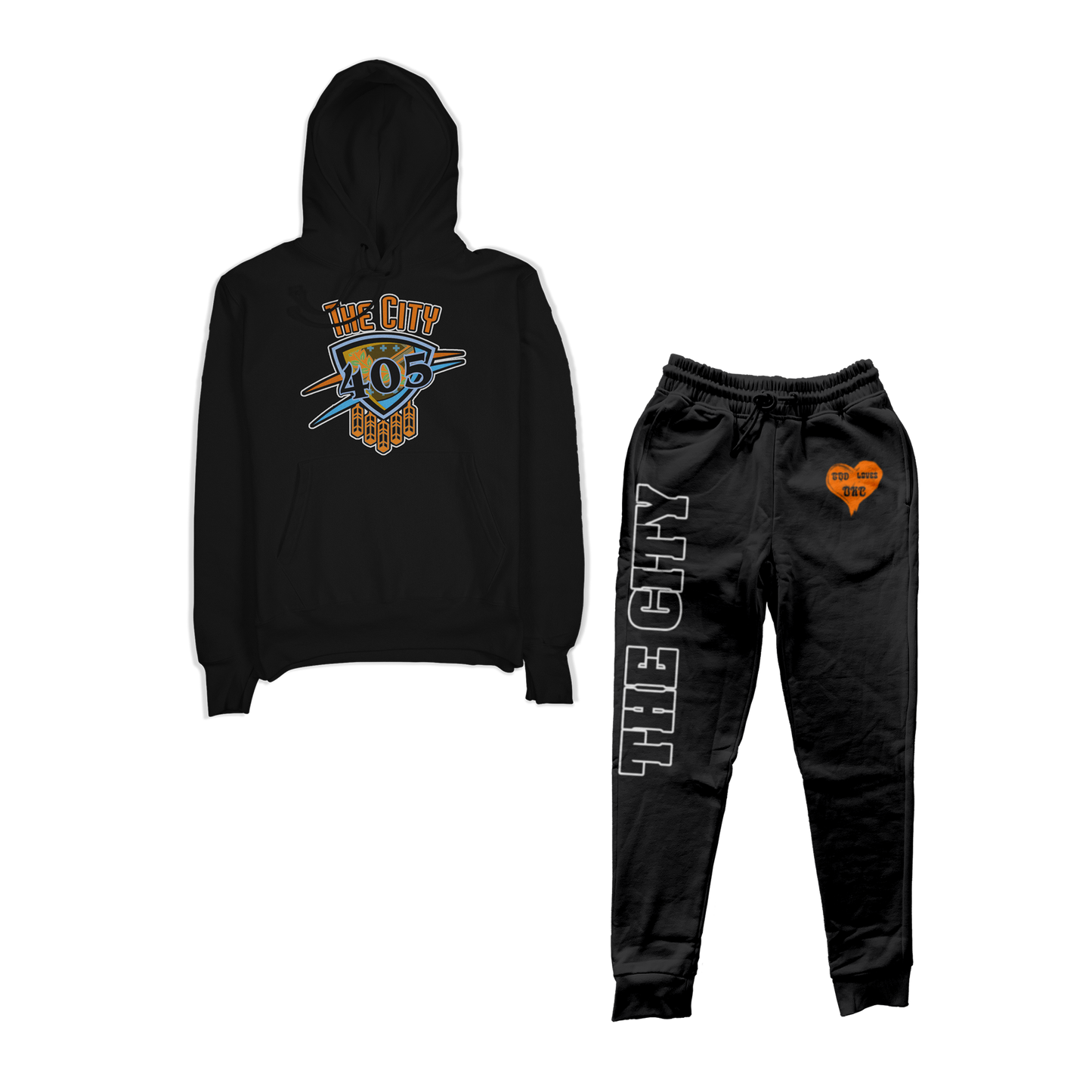 THE CITY SET-BLACK