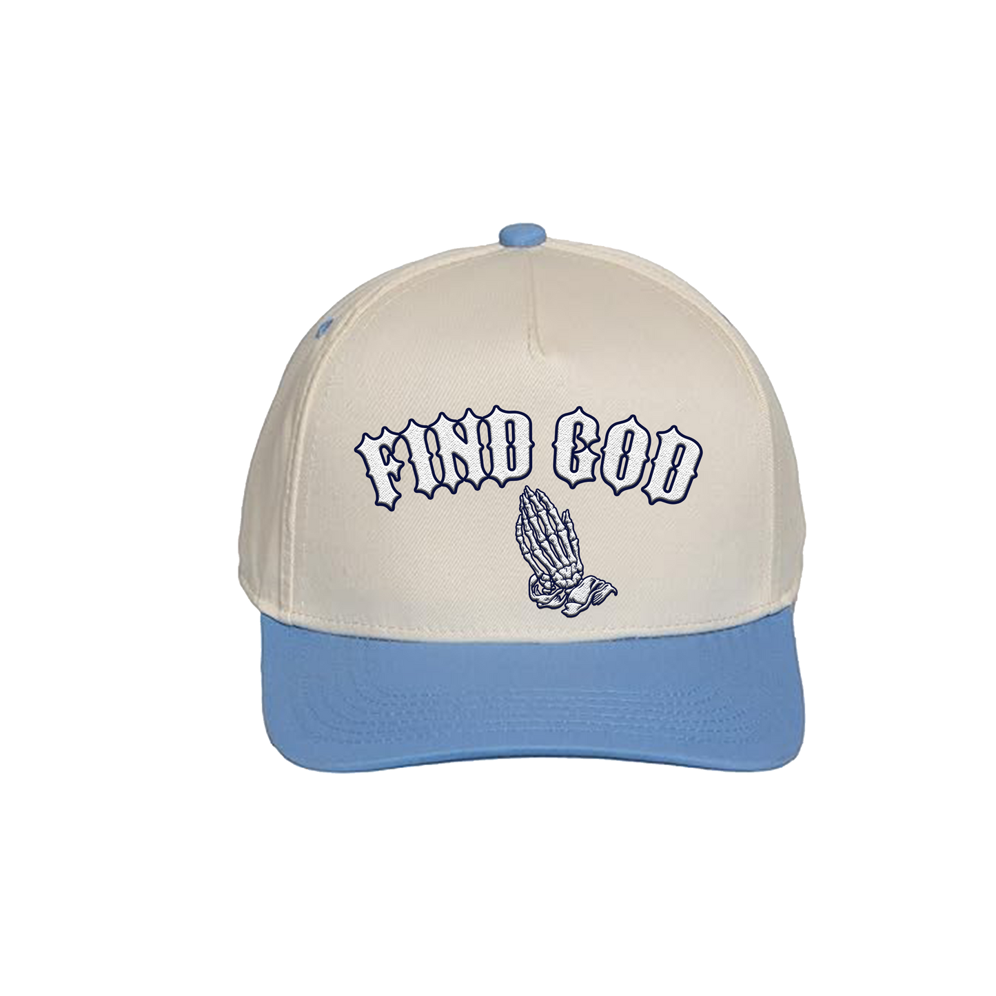 FIND GOD HAT-BLUE
