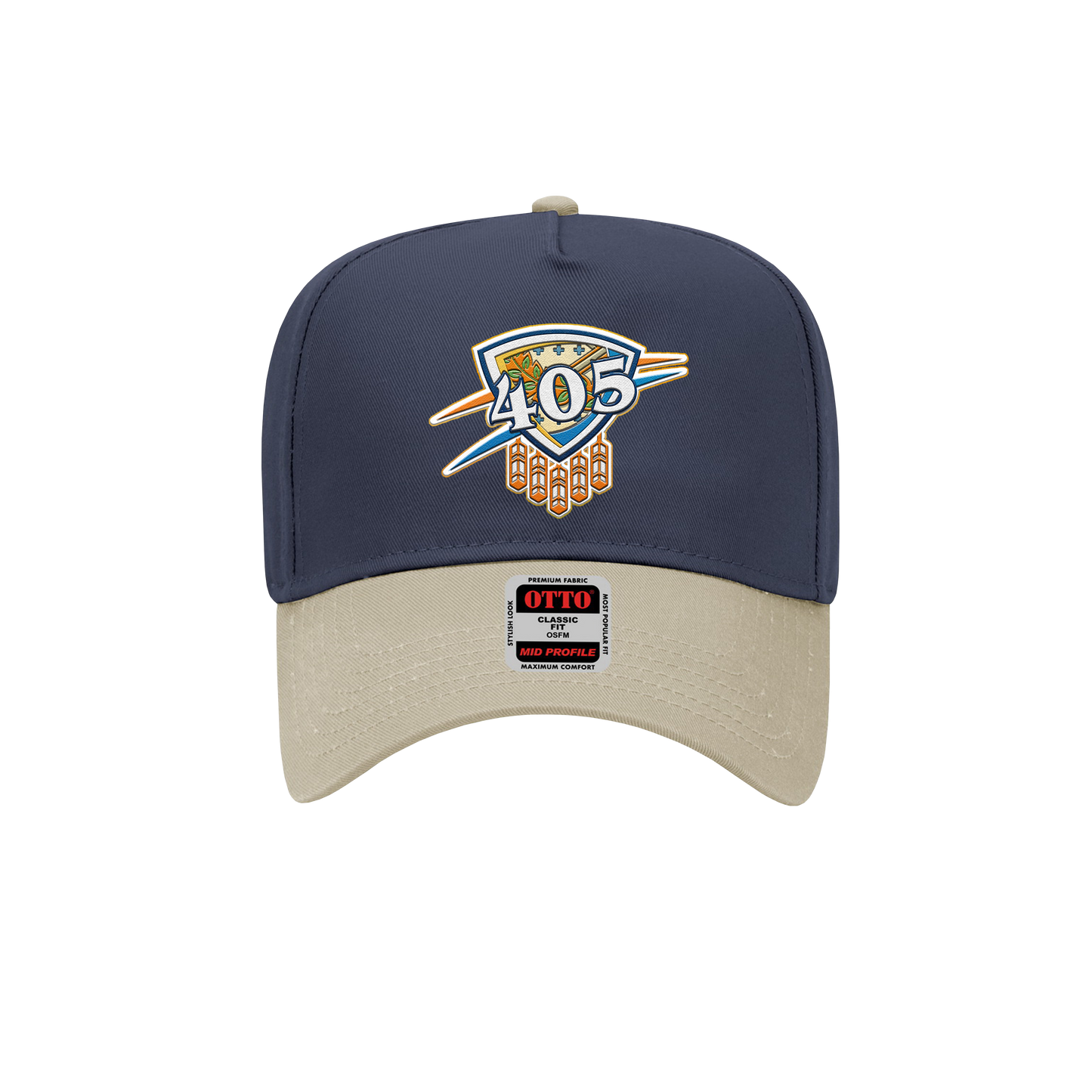 405 HAT- NAVY/TAN